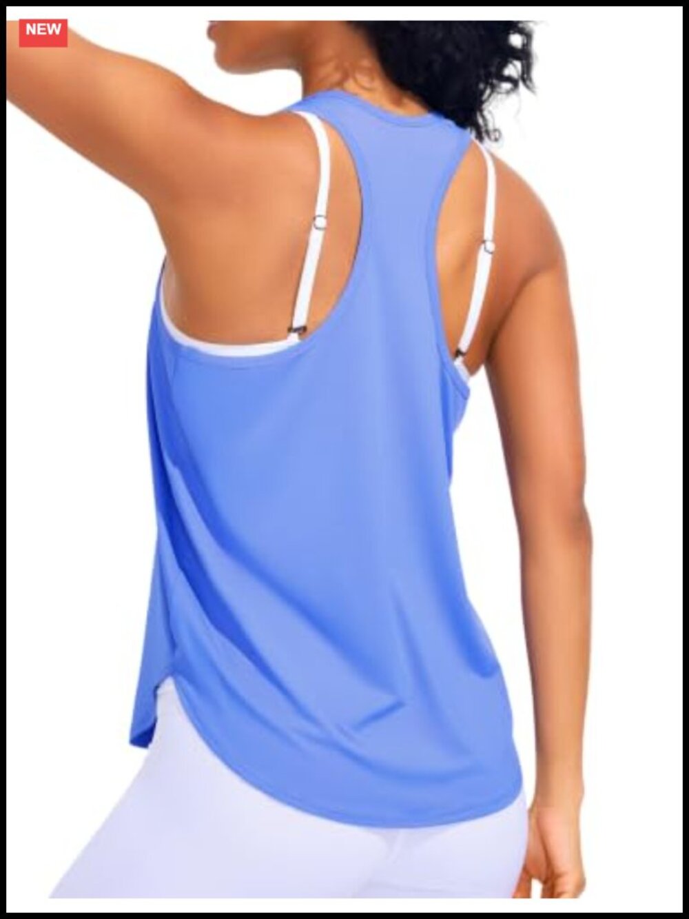 Women's Workout Tank Top Sleeveless Racerback Athletic Running Yoga Shirt